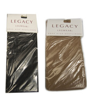 Legacy Legwear Black &amp; Camel (1 pack each) Color Knee High Bootliners On... - $9.95