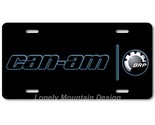 Can-Am Inspired Art on Black FLAT Aluminum Novelty Auto License Tag Plate - $17.99