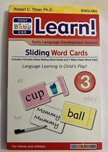 Your Baby Can Learn! English Sliding Word Cards – Volume 3 - £5.49 GBP