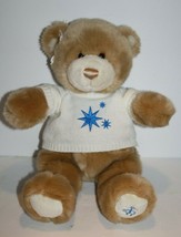 Brooks Brothers Beige Plush Teddy Bear 17&quot; Ear Bow Star Sweater Soft Toy... - £13.70 GBP