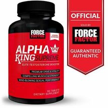 Force Factor ALPHA KING Supreme Elite Testosterone Booster 90 tablets Exp.10/202 - $45.00