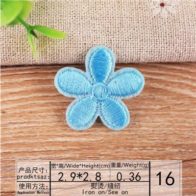 Buy 10PCS Cute Small Flower Patches Embroidery Iron On Applique Floral for Kids - $17.00