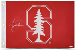 Tiger Woods Autographed Stanford Cardinal Official Pin Flag UDA - £1,794.95 GBP
