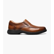 Nunn Bush KORE Pro Bike Toe Slip On Shoes Soft Leather Cognac 84945-221 image 3