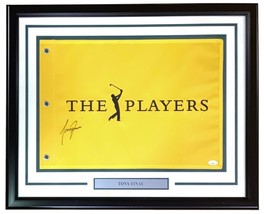 Tony Finau Signed Framed The Players Championship Golf Flag JSA - £206.80 GBP