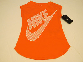 Nike active The Nike TEE t shirt youth girls 4 3-4 years 3MA783 N50 mang... - £10.92 GBP