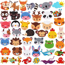 Labeol 42Pcs 5D Diamond Art Stickers Kits for Kids Boys and Girls Ages 6... - $13.99