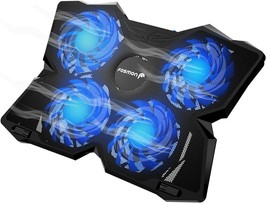 Fosmon 4 Fan Cooling Pad for 13&quot; -17&quot; Gaming Laptop PS4 MacBook Pro NEW - £44.07 GBP