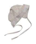 Baby Dior Christian Bonnet Hat White Pink Monogram LOGO Lace 6 Months Co... - $49.50