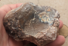 Natural MINERAL Rough Raw FLINT Ancient Stone Rock Modiin Israel #301 - £4.27 GBP
