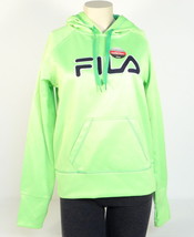 Fila Signature Bright Green Pullover Hoodie with Thumbholes Women&#39;s  NWT - $69.99