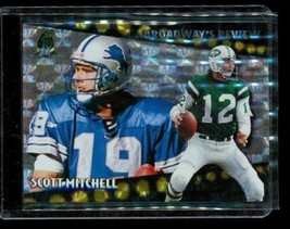 Vintage 1996 Topps 40TH Broadway Holo Football Card BR5 Scott Mitchell Lions - £7.75 GBP