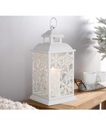 Indoor/Outdoor 16.5&quot; Snowflake &quot;Candlelight&quot; Metal Lantern by Valerie in... - £145.00 GBP