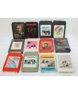 Lot of 12 Vintage 8 Track Tapes ~ Aerosmith Good Rats Pink Floyd Grand F... - $64.99