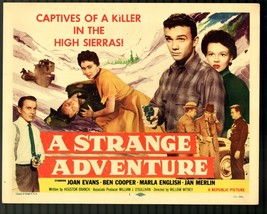 Strange Adventure 11&quot;x14&quot; Title Lobby Card #1 Ben Cooper Joan Evans Film-Noir - £34.89 GBP