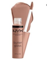 Lot Of 3 Nyx Butter Gloss Lip Gloss &#39;madeleine&quot; New In Package - £7.87 GBP