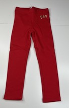 Baby Gap NWT red cozy lined 5T logo sweat pants Q6 - £11.11 GBP