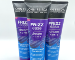 3 John Frieda Frizz Ease Dream Curls Sulfate Free Shampoo 8.45 oz ea Bs229 - $11.29