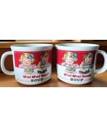 Vintage Campbell&#39;s Soup Mug  M’m! M’m! Good! Soup Westwood 1989 Set of 2... - $13.49