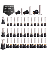 36 Pairs Well Nut Kit M4 M5 M6 | Rubber + SS Screws | Boat Kayak Motorcy... - $535.91 MXN