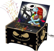 Wooden Music Box Nightmare Before Nightmare before Christmas Decor Decorations - £7.39 GBP
