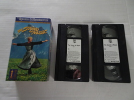 The Sound of Music - VHS Tape - with Julie Andrews 1991 - 2-Tape Set - £11.59 GBP