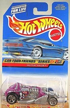 1999 Hot Wheels #985 Car-Toon Friends Series 1/4 SALTFLAT RACER Purple w/5 Sp - £5.53 GBP