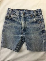 Vintage Levi’s Orange Tab Boy Shorts Very Worn 21” Waist Retro - $19.79