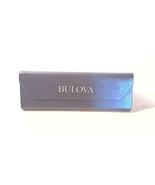 Bulova Hard Eyeglasses Case in Gray Leather 6.5&quot;Lx2.5&quot;Wx2.5&quot;H Magnetic C... - $10.41 CAD