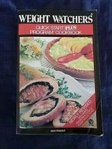 Weight Watchers Quick Start Plus Program Cookbook, 1986, paperback, 486 pages [H - £22.57 GBP