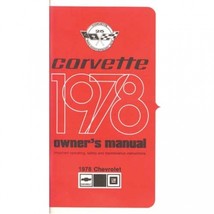 1978 Corvette Manual Owners Excludes Pace Car - $24.70