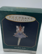 Hallmark Snowflake Ballet Miniature Ballerina Dancer A Series Ornament 1997 - £5.24 GBP