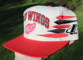 Vintage Loco Athletics hat 1990s Detroit Red Wings wool NHL snapback NEV... - £254.99 GBP