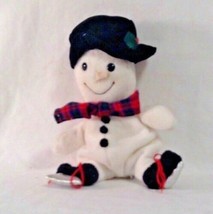 Snowden Plush Snowman Plush Wearing Ice Skates Stuffed Animal Toy - $6.92