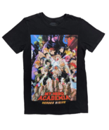 My Hero Academia T Shirt Heroes Rising Anime Movie Poster Black Small Unisex