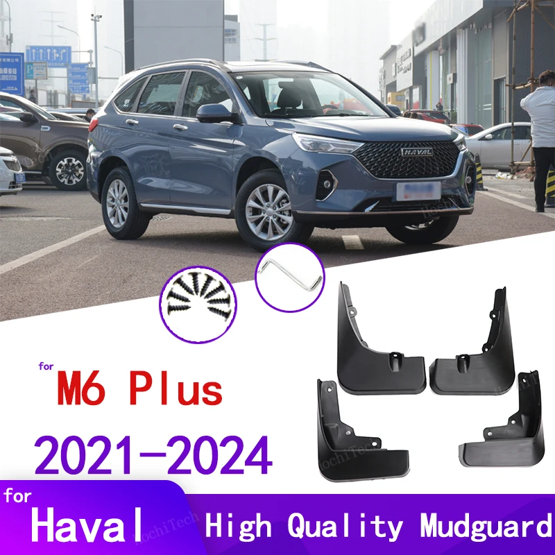 Mud Flaps For GWM Haval M6 Plus 2021 2022 2023 2024 Mudflaps Splash Guards Mud - £26.37 GBP