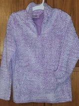 Extremely Me Girls Sz 14/16 Lavender Soft Boucle Fleece Pullover - £11.68 GBP