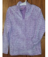 Extremely Me Girls Sz 14/16 Lavender Soft Boucle Fleece Pullover - £11.09 GBP