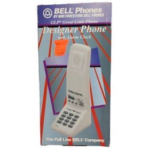 Vintage Northwestern Bell Phones White GLP Designer Phone W/Alarm Clock  X-0596B - £17.54 GBP