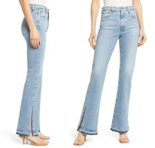 $239 AG Alexxis High Waist Split Release Hem Bootcut Jeans AG 23 Years F... - $2,406.62 MXN