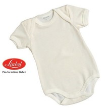 Body Manches Courtes De Nouveau-Né en Laine Et Coton Liabel 05321B407 Enfant - $12.26