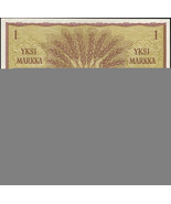 Finland 1 Markka. 1963 UNC. Banknote Cat# P.98a - $4.30