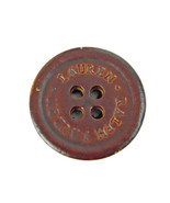 Ralph Lauren Plastic Faux Leather Brown Replacement Main Front Button .80&quot; - £5.29 GBP