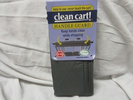 Clean Shopping Cart Handle Guard Reusable Cover Sanitary Washable Wipe Grey - $15.00