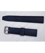 Genuine Fuerman Rubber Watch Strap 20mm Diver FKM Fluorine Dark Blue - $116.25 CAD