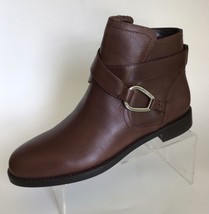 Lauren Ralph Lauren Hermione Side Zipper Ankle Booties, Brown (Size 5 B) - £63.90 GBP