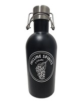 Insulated Beer SS Growler w/ Swing Top Lid Beer Incline Spiriti &amp; Cigars 1 L - £18.64 GBP
