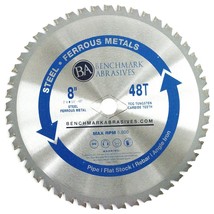 Benchmark Abrasives 8&quot; Tct Saw Blades, Tungsten Carbide Tipped, 8&quot; 48 Teeth - $35.99