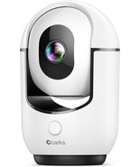 2K Pan/Tilt Security Camera, Wifi Indoor Camera for Home Security with AI Motion - £36.87 GBP