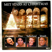 MET Stars At Christmas Classical Holiday Vocal LP Album Record Pavarotti... - $7.84